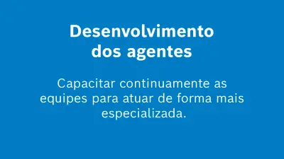 Desenvolvimento dos agentes